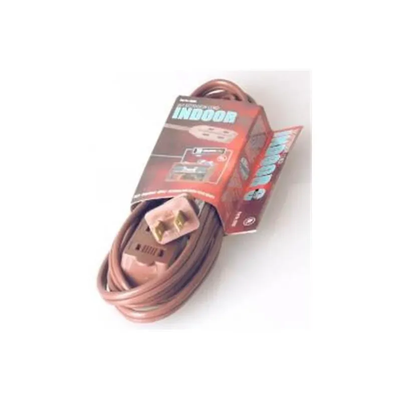 2496743 20 Ft. 3-outlet 16/2 Brown Indoor Cube Tap Extension Cord