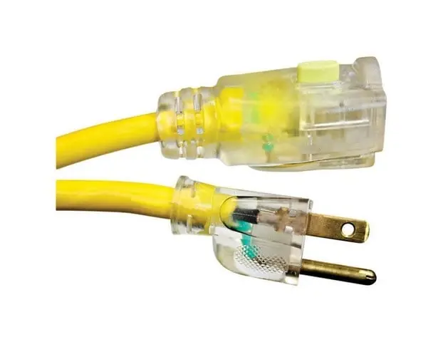 632-36037b 50 Ft. Yellow 12-3 Sjtw Extension Cord