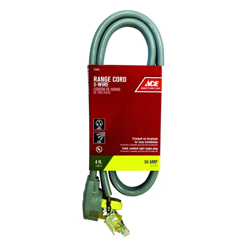 6/2, 8/1 Srdt 4 Ft. Long Range Cord With 3 Wires