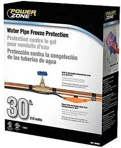 Orphc21030 30 Feet 210w Durable Pipe Heat Tape Thermostat