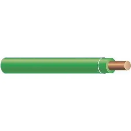 11591518 100‘ 12 Gauge Green Thhn Solid Wire For Electrical Applications