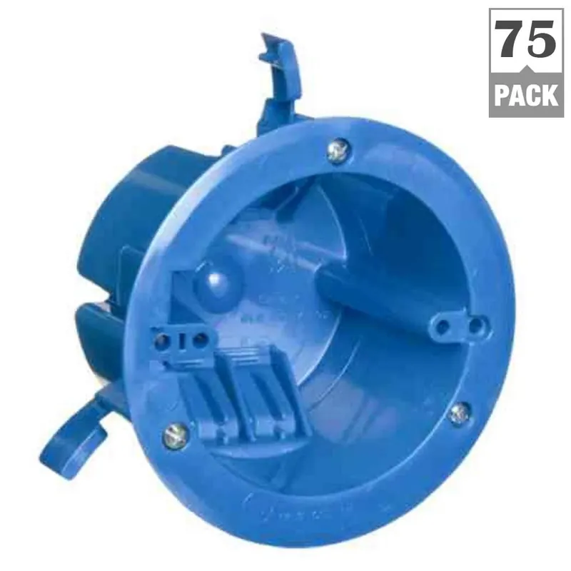Carlon 1-gang 18 Cubic Inch Round Old Work Ceiling Box B618rr Case Of 75