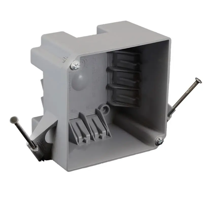 Ez32xn New Work 32 Cu In Square Pvc Outlet Box Gray