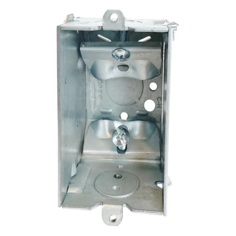 Southwire Rectangle Steel Box Cover Silver 3.5 X 2.15 X 2.3 Inches