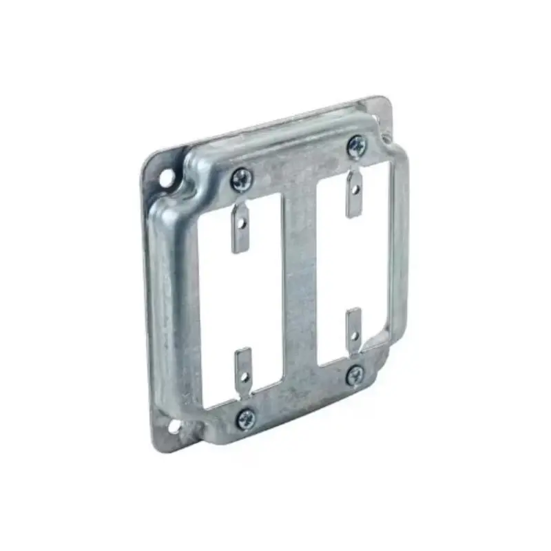Gfi 2-outlet Square Steel Device Cover 4 In. X 4 In. Model G1950-upc