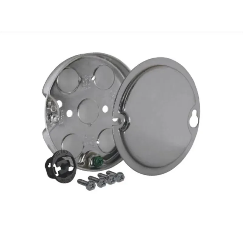 Southwire 4‑Inch Galvanized Steel Ceiling Fan Box – 5 Knockouts