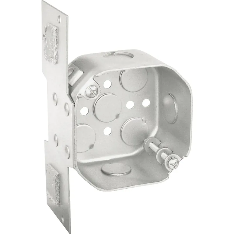 4 Inch Wide 21 Cubic Inch Octagon Ceiling Fan Box - Model 54171-fan-upc