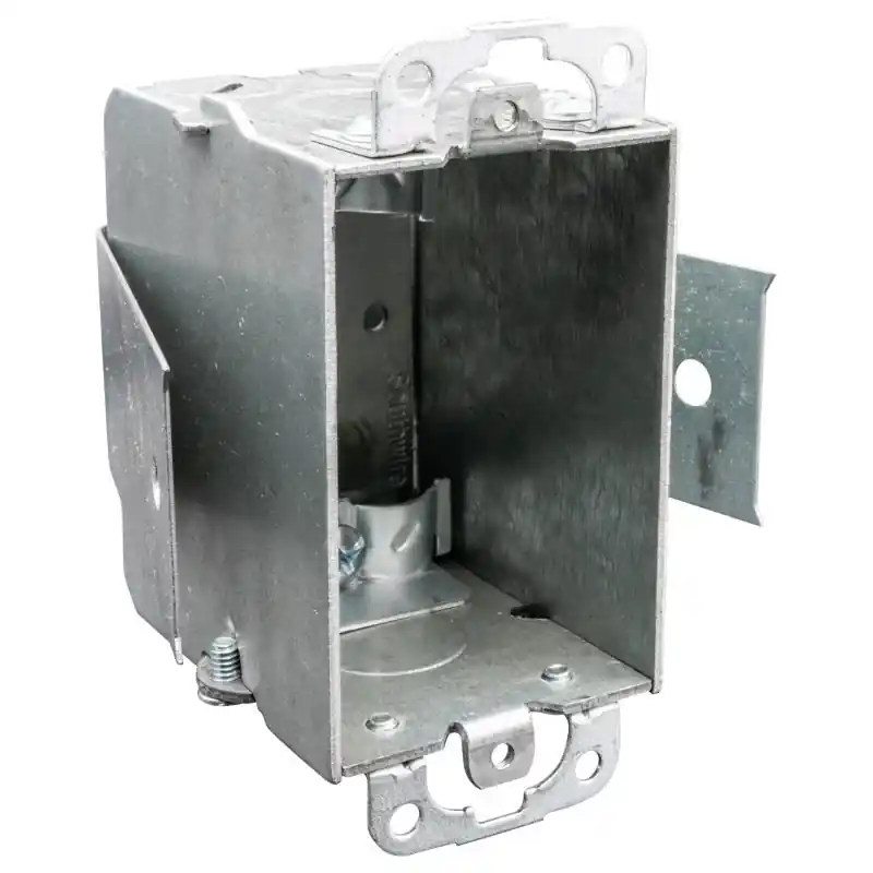 Southwire Rectangle Steel 1 Gang 2.5 In. H Switch Box Supports, Silver