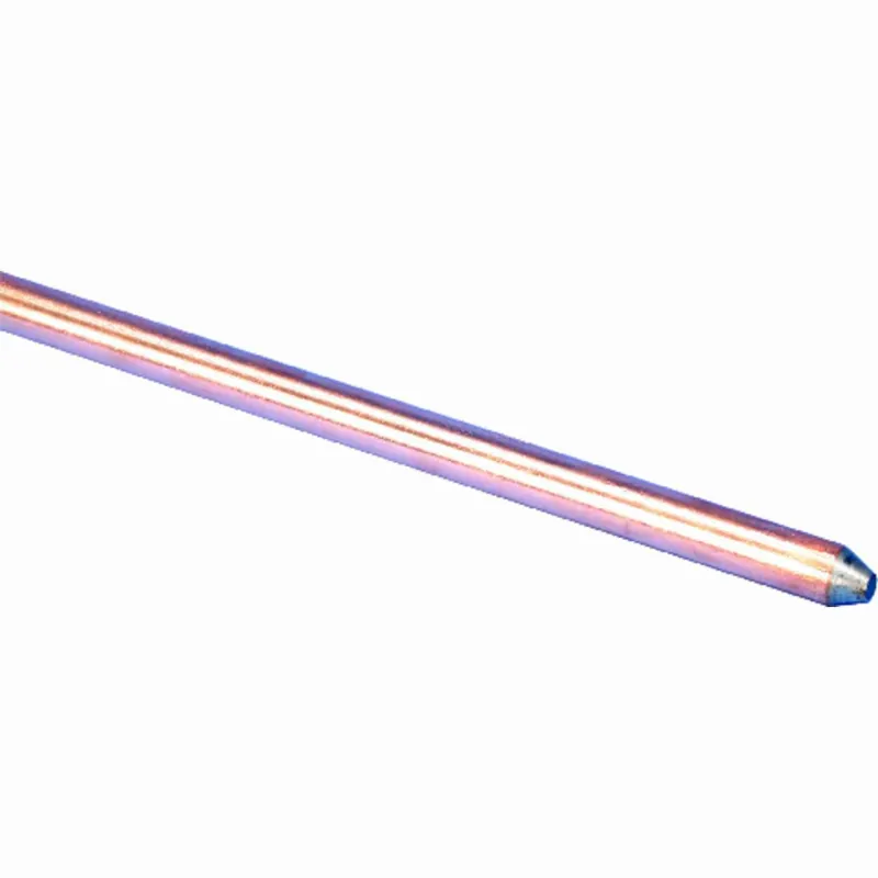 Erico 5/8 In. Copper-Bonded Steel Ground Rod 1 Pk