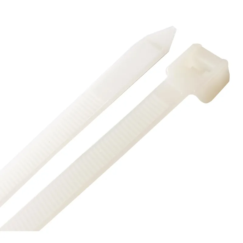 Home Plus 18 In. L White Cable Tie 50 Pk