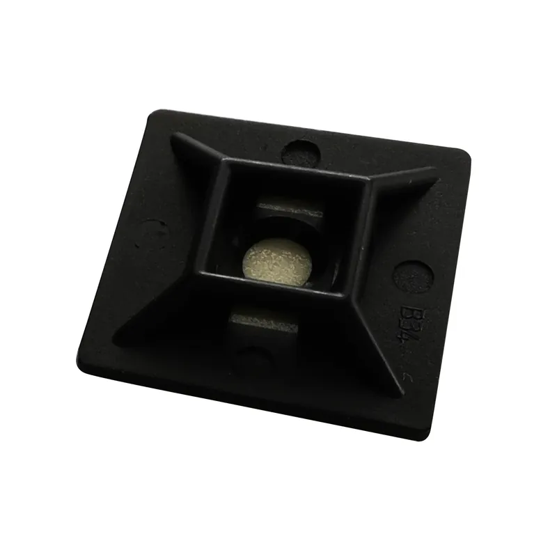 Steel Grip 1 In. L Black Cable Tie Base Mount 5 Pk