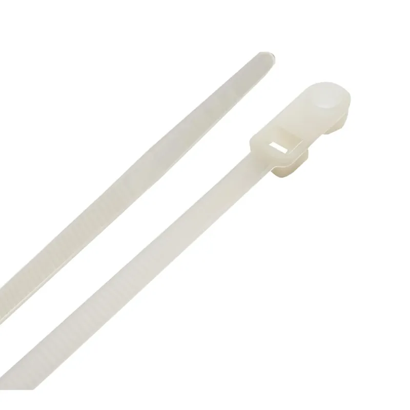 Steel Grip 8 In. L White Cable Tie 20 Pk