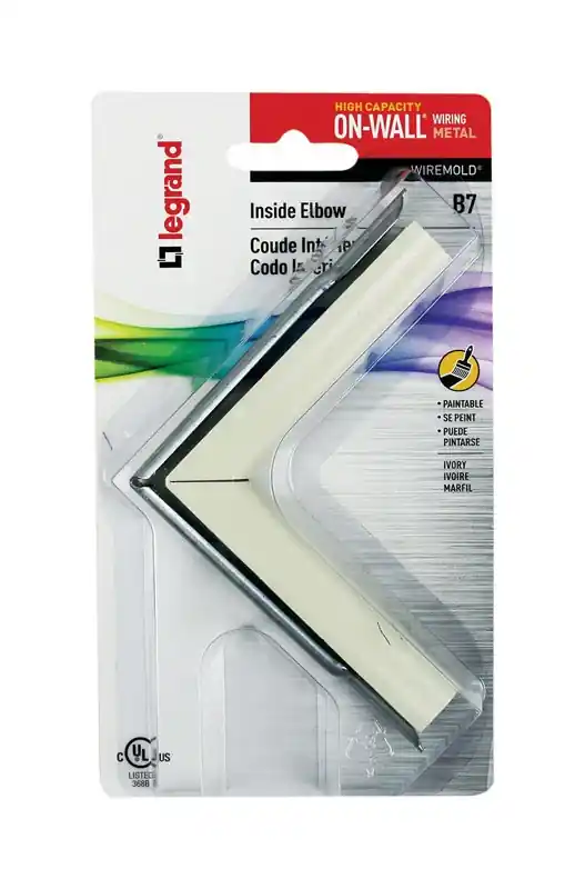 Legrand On-Wall Inside Elbow 1 Pk