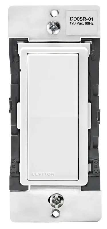 Leviton Decora Smart Three Pole Remote Smart-Enabled Switch White 1 Pk