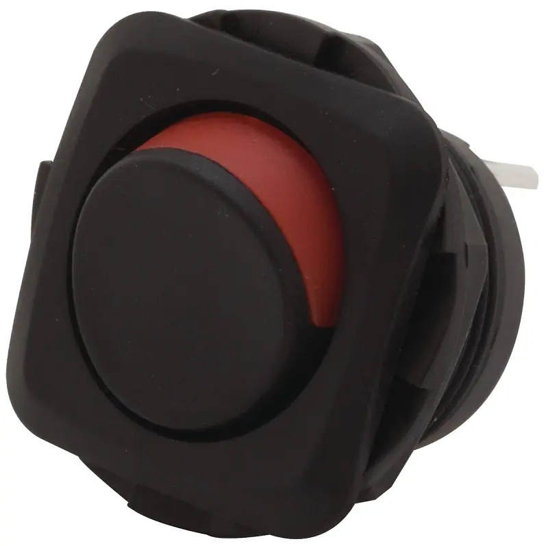 Gardner Bender 16 Amps Rocker Switch Black/Red 1 Pk
