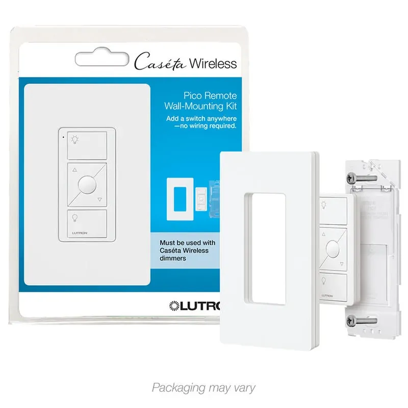 Lutron Pico Smart Push‑Button Switch & Receptacle – White (1‑Pack)