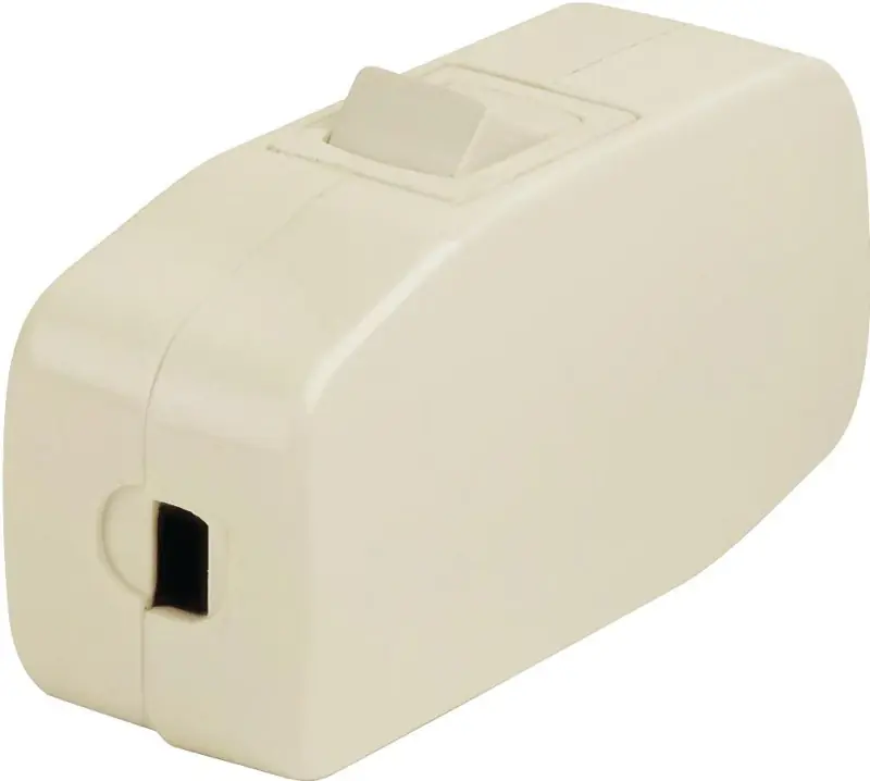 Ivory 3a 125v Heavy-duty Feed-through Switch Model 011-05410-00i