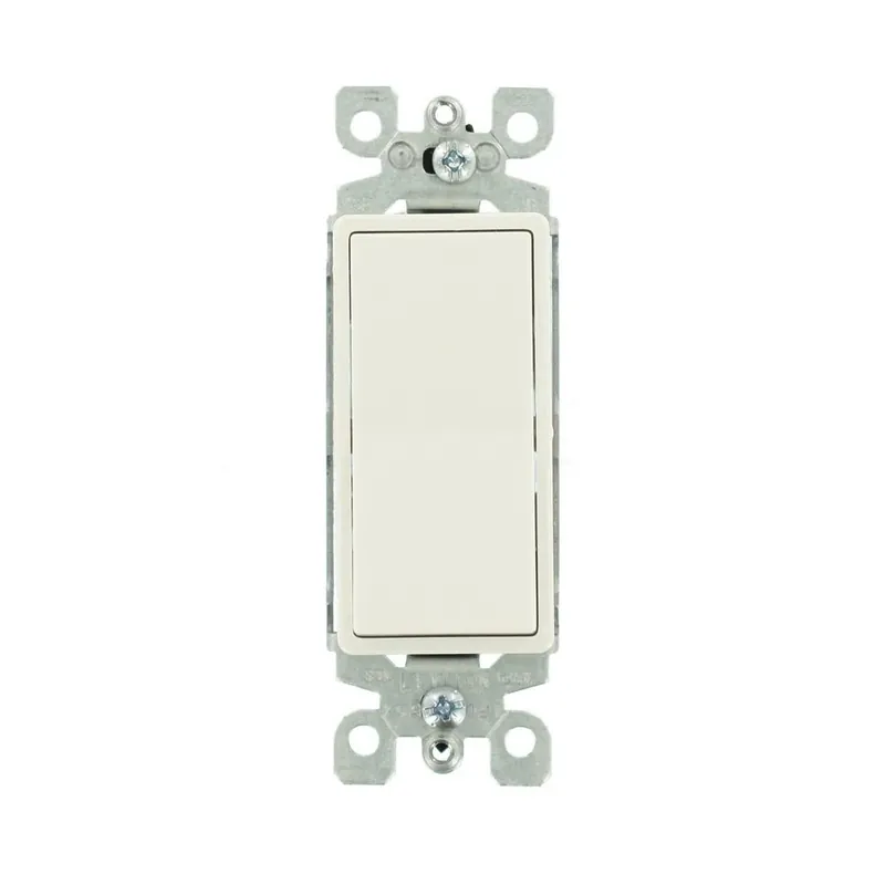 Decora Illuminated 15 Amp 3-way Rocker Switch, White, Model R12-l5613-2lw