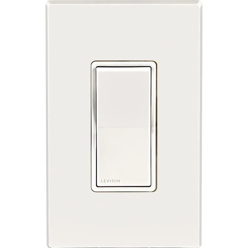 Decora 15a Rocker Weather-resistant Single Pole Switch, White - R02-w5601-00w