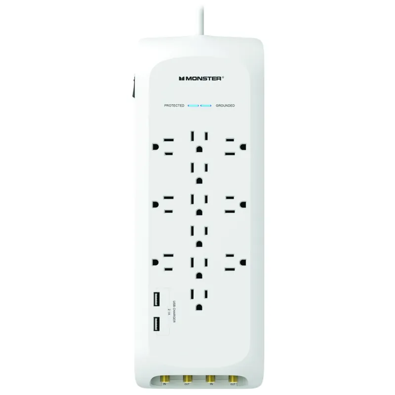 Just Power It Up 6 Ft. Surge Protector With 12 Outlets And 3420 Joules