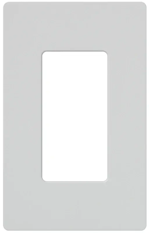 Lutron Claro White 1 Gang Plastic Wall Plate 1 Pk