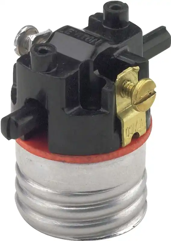 Leviton Phenolic Incandescent Medium Base Socket 1 Pk