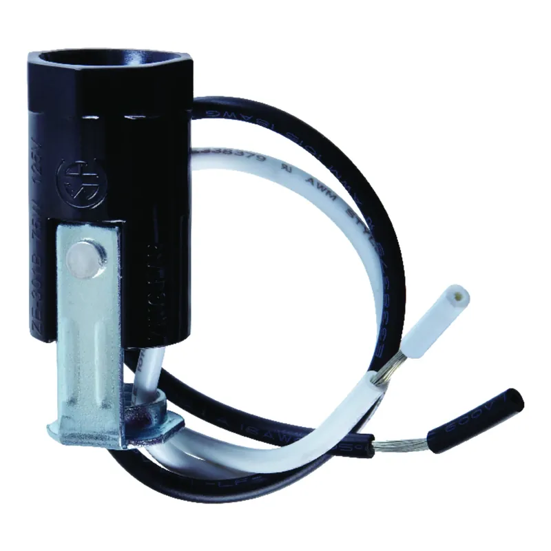Jandorf Phenolic Candelabra Base Socket W/Single Leg Hickey 1 Pk