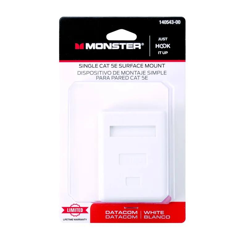 Just Hook It Up Surface Mount Housing Cat 5e 0 Ft. L - Model 140543-00