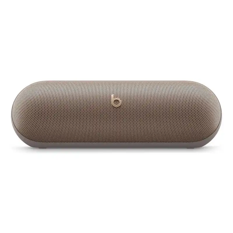 Beats Champagne Gold Pill‑Shaped Wireless Bluetooth Speaker – Compact Portable Sound
