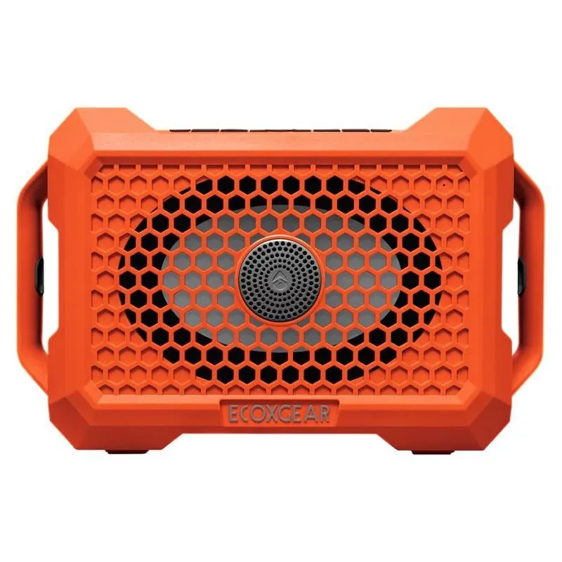 ECOXGEAR Defender 5400mAh Orange Bluetooth Portable Speaker – Wireless, Battery‑Powered