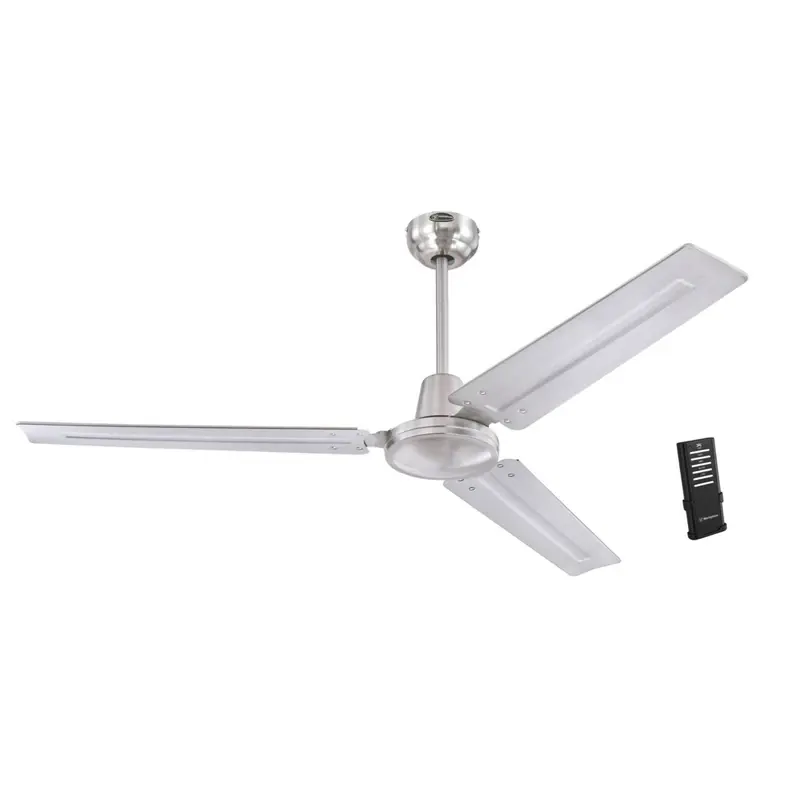 Jax 56 In. Brushed Nickel Indoor Ceiling Fan With 3 Blades