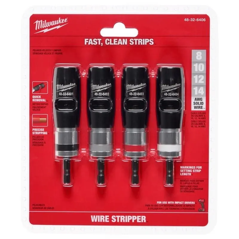 Milwaukee Insulated Adjustable Wire Stripper With Cushion‑Grip Handles – UL Listed