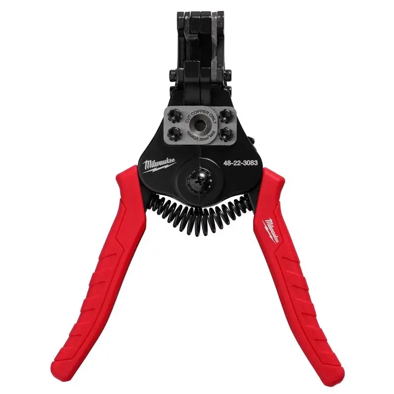 Milwaukee 4.8 In. L Insulated Wire Stripper/cutter With Cushion Grip Handles