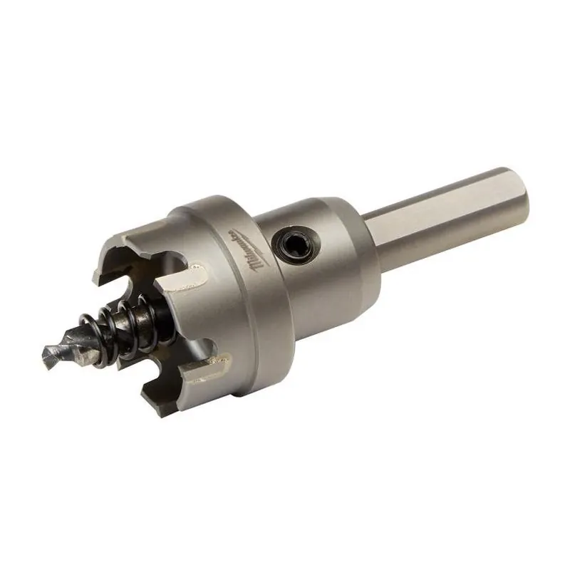 Milwaukee 1/4" Carbide Grit Brad/Pilot Point Hole Cutter – 1-1/8" L X 3/8" D