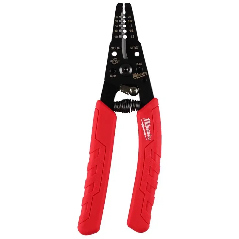 Milwaukee 20 Awg Wire Stripper Cutter With Cushion Grip Handles