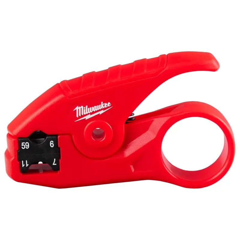 Milwaukee 3.74 Inch Coax Cable Stripper With Dual-sided Cartridge