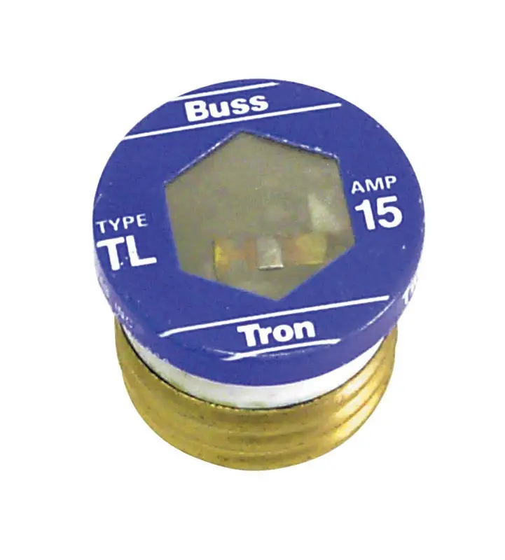 Bussmann 15 Amps Time Delay Plug Fuse 3 Pk