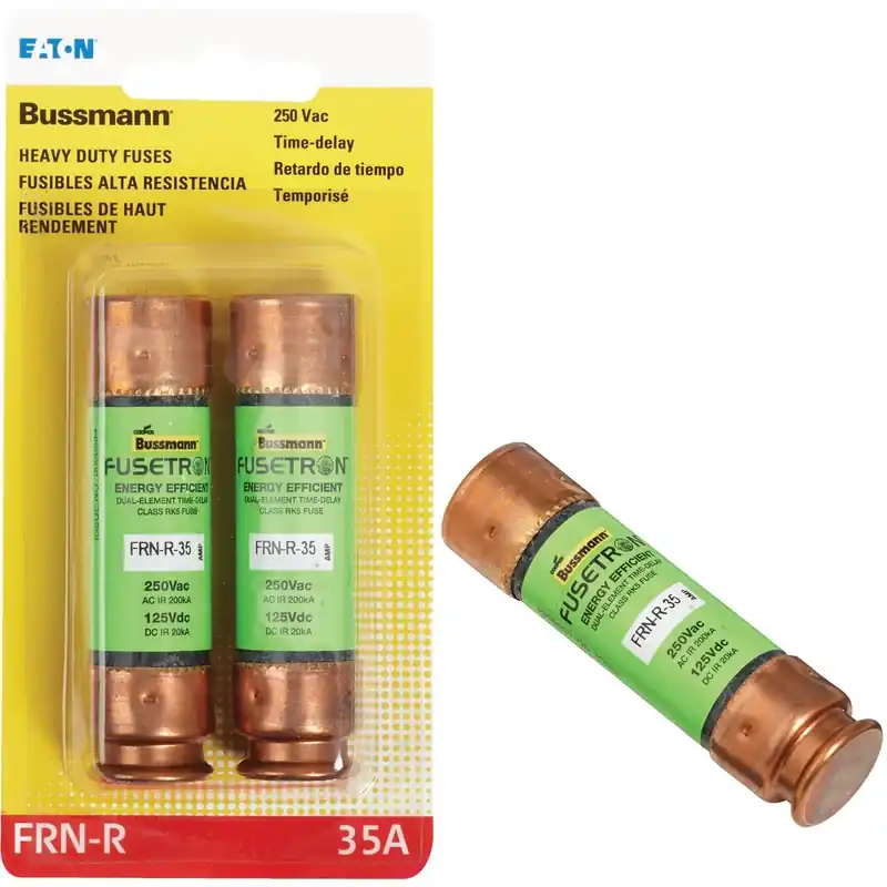 Bussmann 35 Amps Dual Element Time Delay Fuse 2 Pk