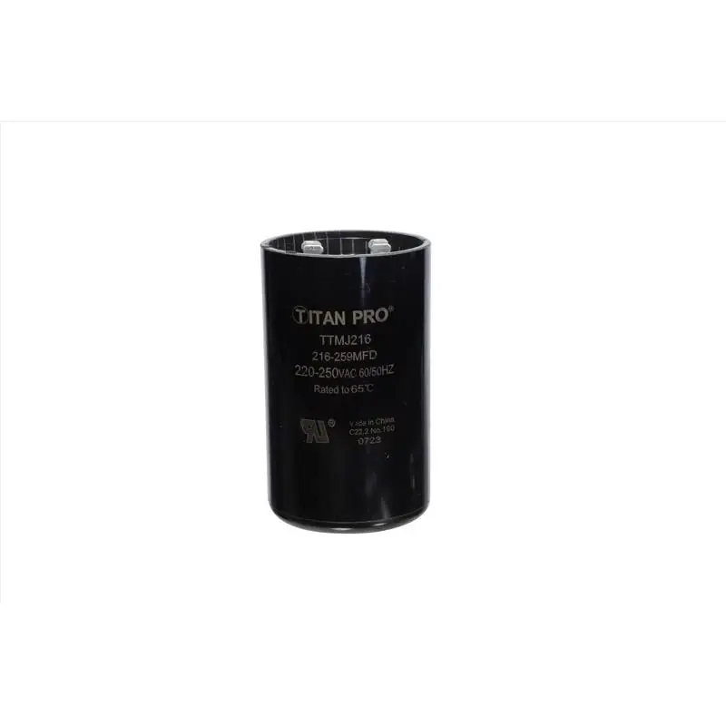 216-259 Mfd 250 Volt Round Start Capacitor - Model Ttmj216