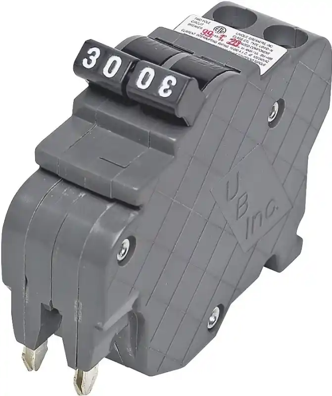 Circuit Breaker Replacement, 30A/240V Double Pole Suitable
