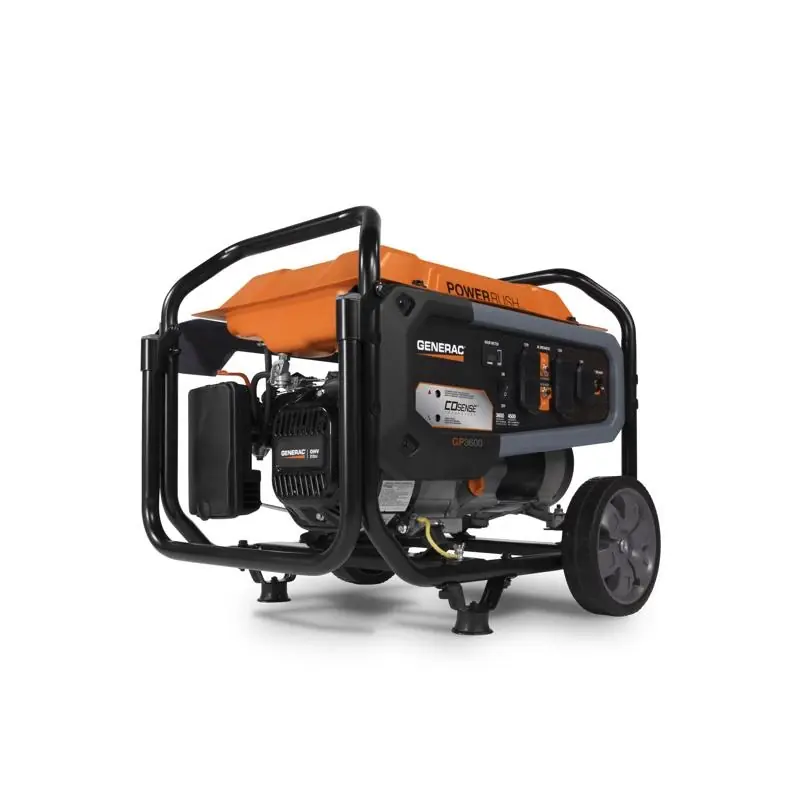 3600-Watt Portable Generator With COsense Carbon Monoxide Detection And Recoil Start