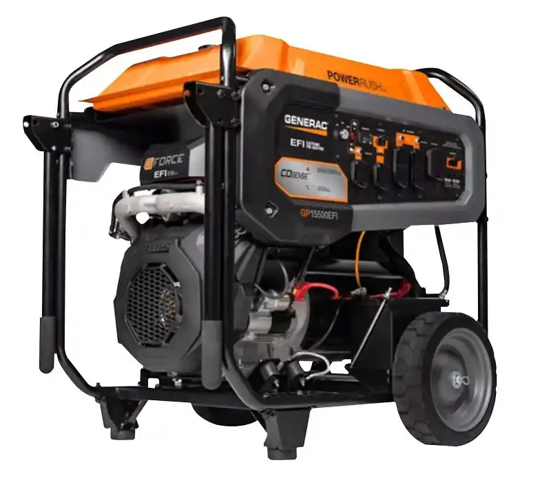 Gp Series 15500 Watt Electric Portable Generator Kit With Battery & Charger Gp15500efi