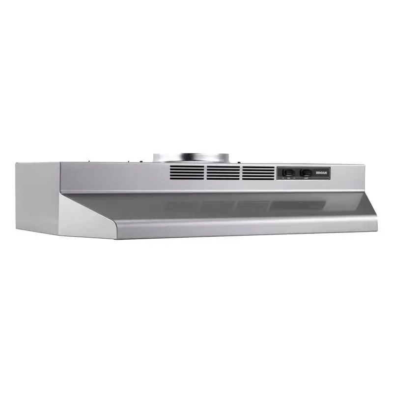 Broan 30 Inch Convertible Under-cabinet Range Hood Stainless Finish F4030sf