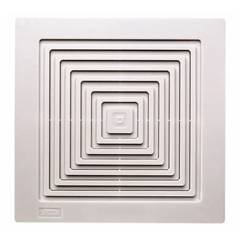Bath Fan Replacement Grille, White, 9 X 9 1/4 In.