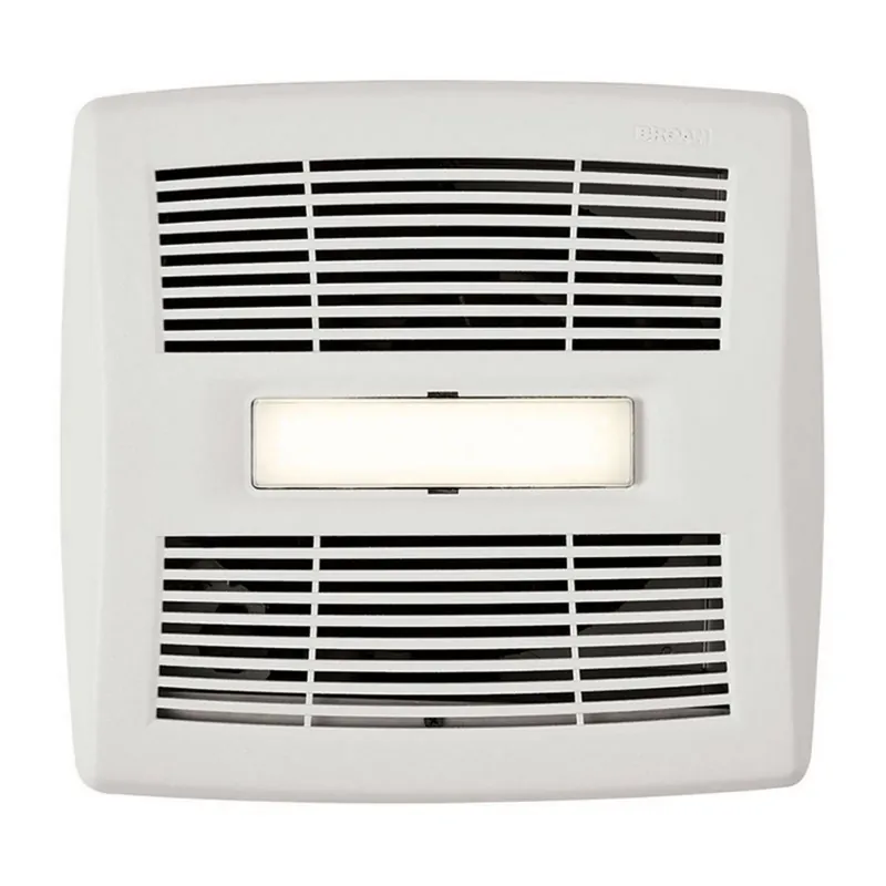 Bath Fan & LED Light, Single Speed, 1.3 Sones, 110 CFM