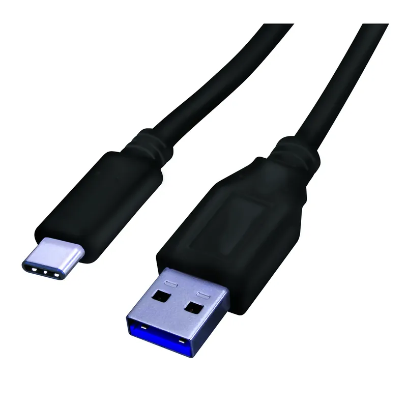 Usb-c To Usb-a Charge And Sync Cable 3 Ft. Black - Model Fab-1010