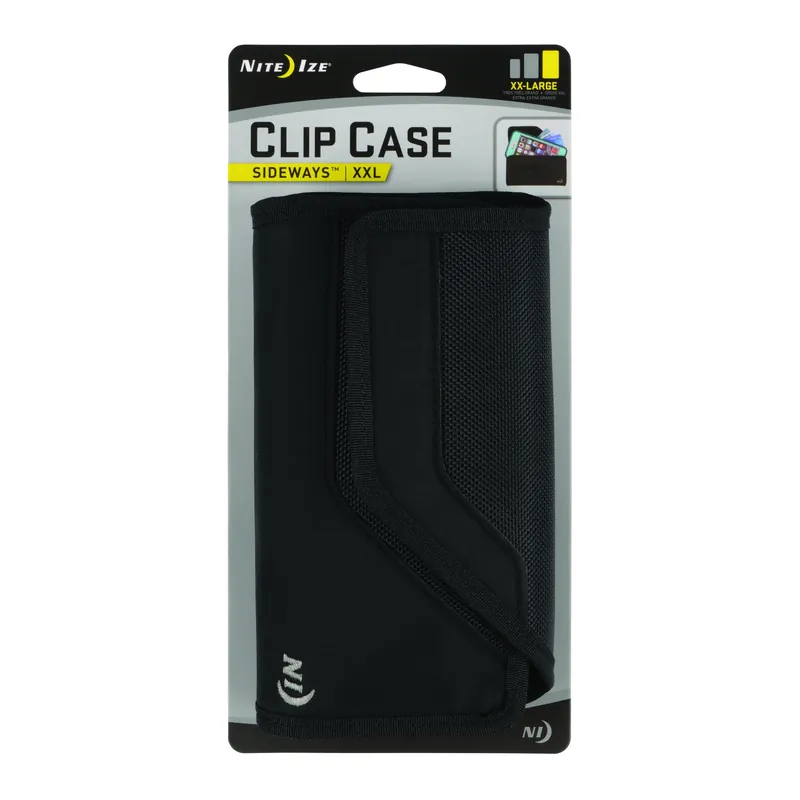 Universal Sideways Phone Clip Case, Black, 2XL