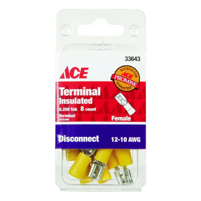 Ace Insulated Wire Female Disconnect 8 Pk