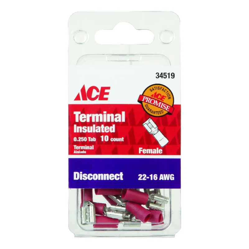 Ace Insulated Wire Female Disconnect 10 Pk