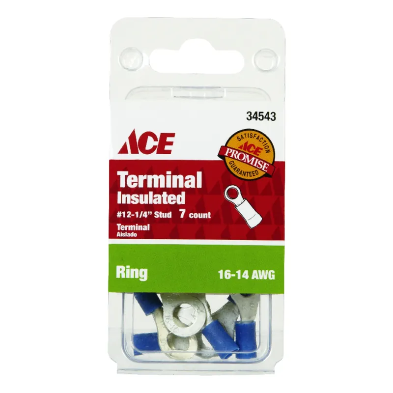 Ace Insulated Wire Ring Terminal 7 Pk